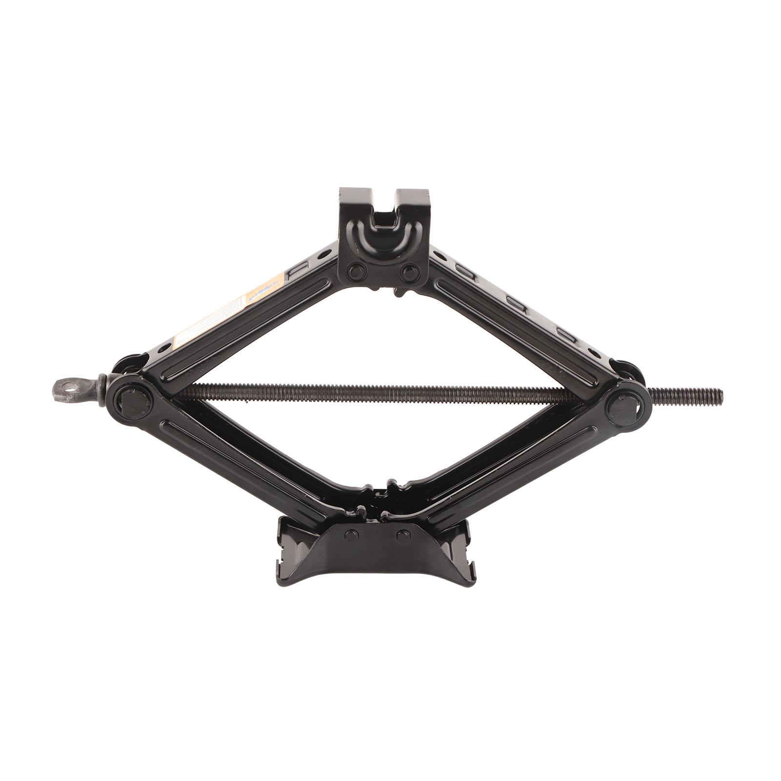 Cric A Forbice 2 Tonnellate Per Auto E Fuoristrada - Compatibile Con Trapani Elettrici, Piastra Rinforzata In Acciaio - Foto 5