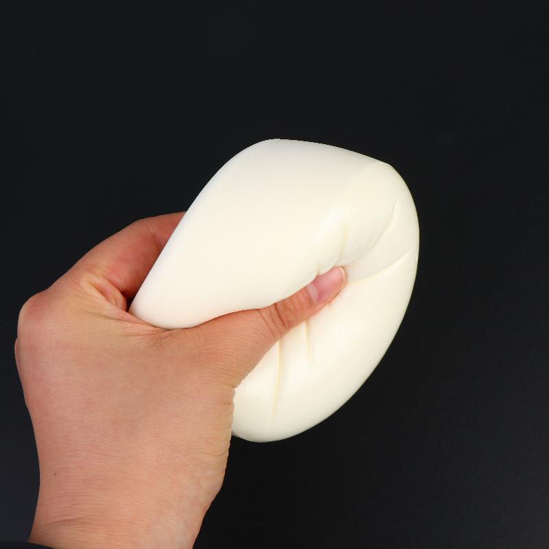 1Pcs Cute Milky White Squeeze Finger Toys Milk Cake Squeeze Taba Soft Toy Stress Relief Props Girl Birthday Gift