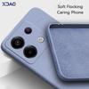 Śliczne kwadratowe silikonowe etui z płynnym silikonem do Xiaomi POCO X6 Pro Neo 5G Luksusowe miękkie etui na telefon POCOX6 X6Pro X6Neo Coque
