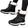 Women's Winter Outdoor Travel Sports Snow Boots in Plus Size, Women's Winter Fleece Warm Midsole Women's Cotton Boots