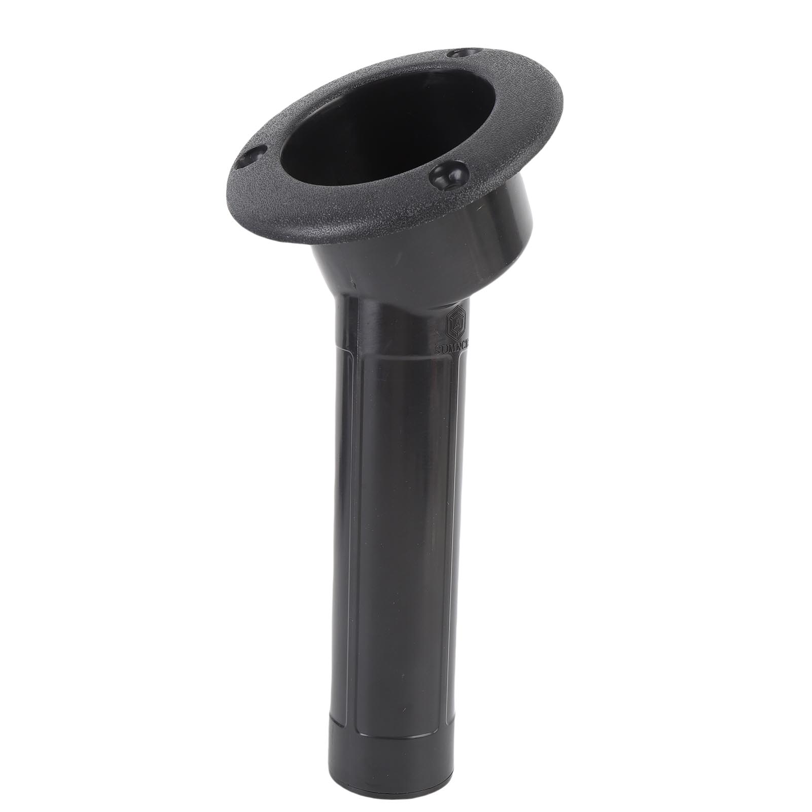 

2 in 1 Boat Fishing Rod Cup Holder Strong Structure 0 15 30 Degree Adjustable 224mm Round Top Cup Holder for Yacht Ship