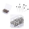 250pcs 38mm Sewing Pins for Fabric Bead Glass for Head Pins Knitting Needle DIY Safety Pin Quilting Tool X3UC