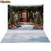 Mocsicka Christmas Backdrop Photography Car Candy House Xmas Tree Baby Shower Photo Background Shooting Props Decorations Studio