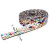 1pcs 1 Yard Length Rhinestone Chain Ribbon 1.4cm Wide Hotfix Rhinestone Ribbon  DIY Crafts