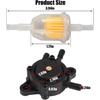 Fuel Pump Kit with Filter, Fuel Pump for Kohler 17HP - 25 HP Briggs and Stratton