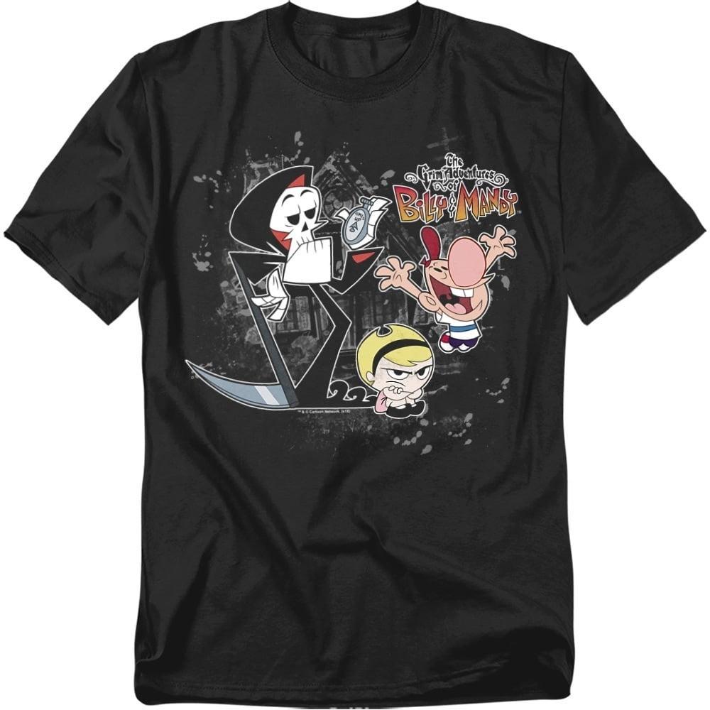 Billy Mandy Splatter Cast cartoon Retro Unisex T-shirt S-5XL Unisex T-Shirt XXXL