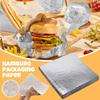 50 Pezzi Carta Avvolgente Resistente al Grasso Compatibile con Cibo Caldo Carta Avvolgente per Sandwich Per Sandwich