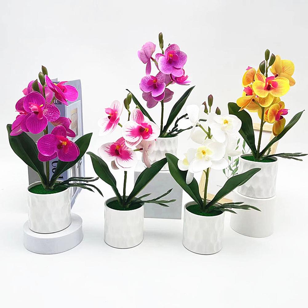 Artificial Orchids Event Decoration Potted Flowers