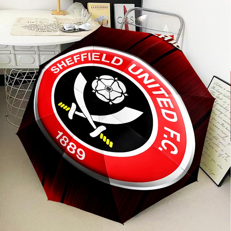 She-ffield Fc Crest Umbrella 8-Frame for Travel, Camping, Casual Lightweight Portable Umbrella, Essential for Every Family Holidays Gift