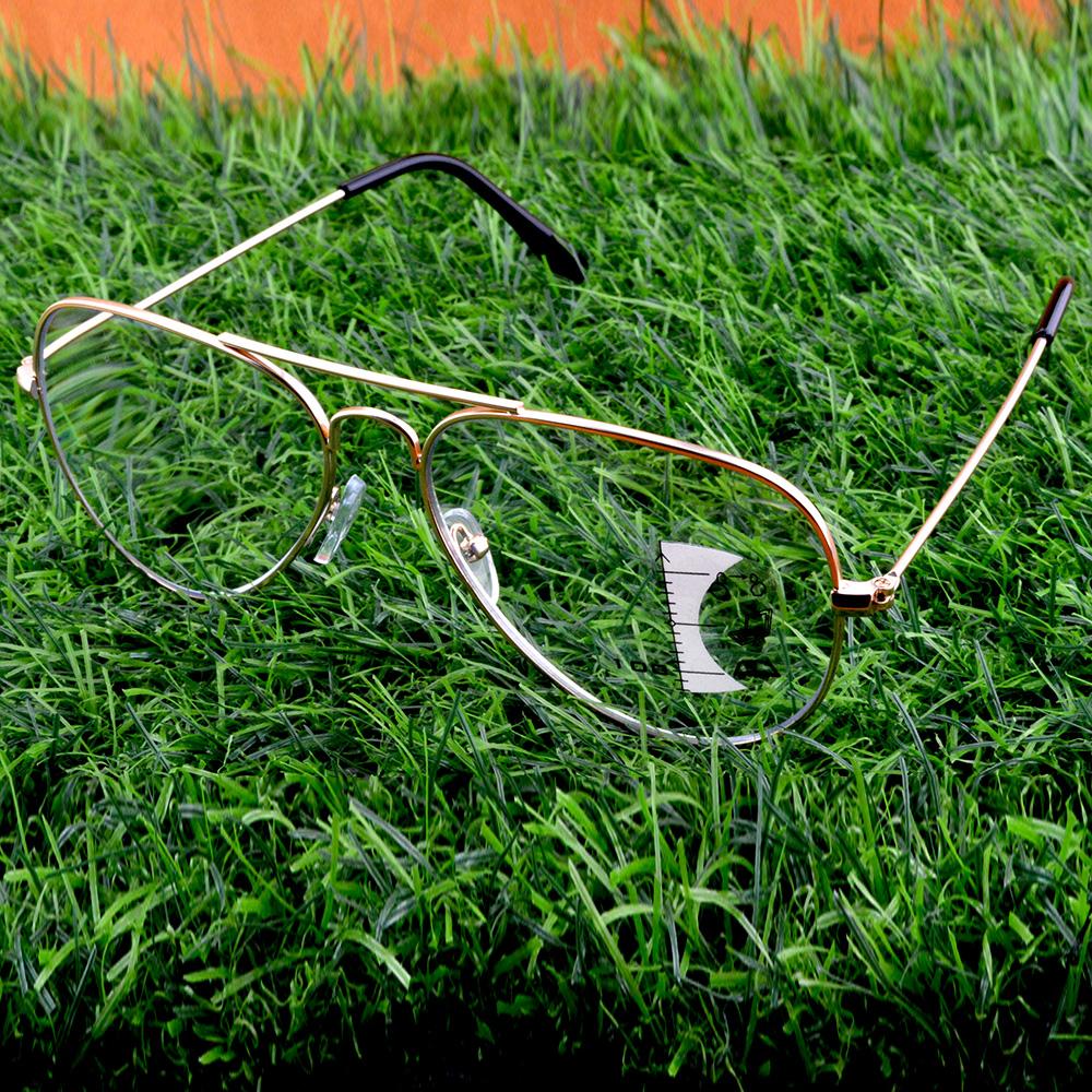 

Alloy Oversized Delicate Hinge Pilot Gold Frame Cool Men Progressive Multifocal Limited Reading Glasses +0.75 to +4 +400 золотой