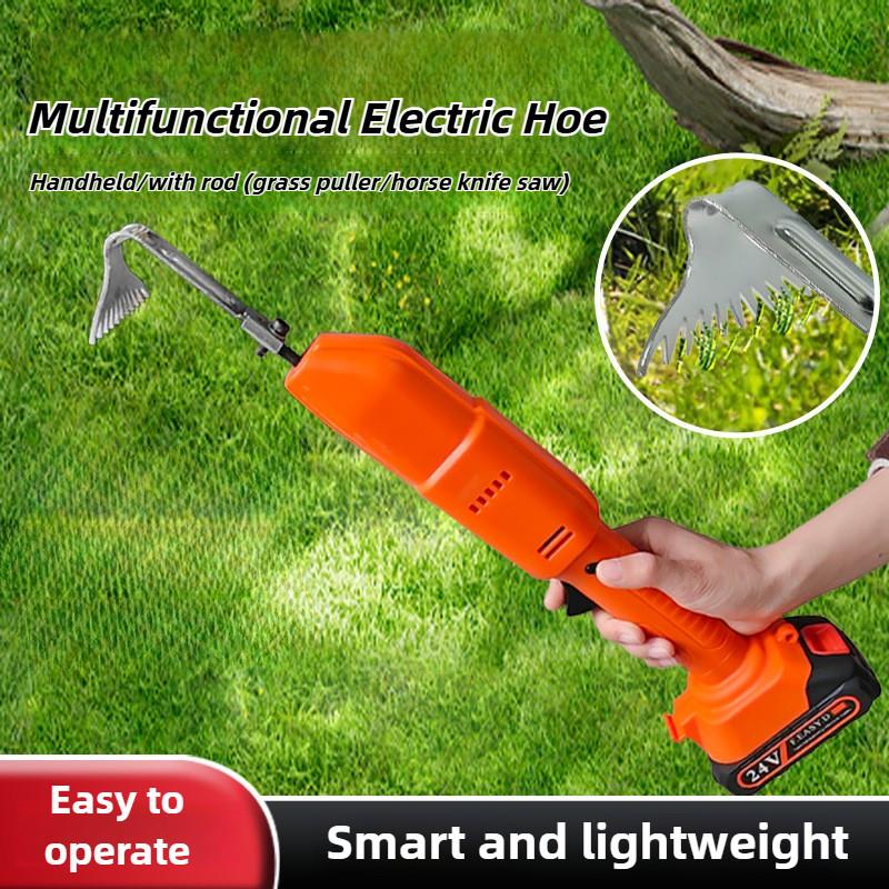 Enxada Elétrica Portátil Multifuncional Pequena Doméstica Máquina Soltadora de Solo Jardim Sem Fio Capinadeira Rotativa