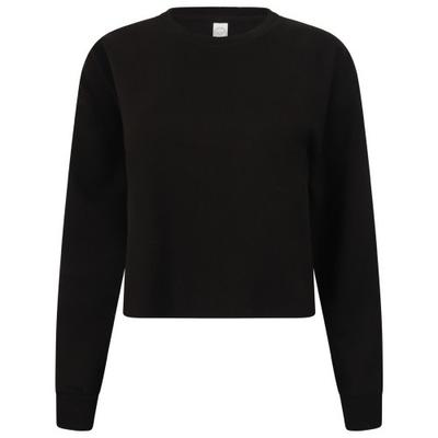 Womens/Ladies Cropped Slounge Sweatshirt