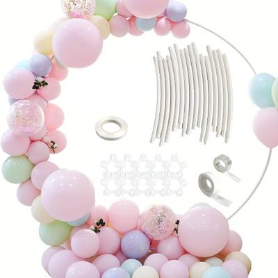 1 Set Balloon Holder Reusable Balloon Arch Kit Durable Plastic Balloon Arch Frame for Weddings Birthdays Party Decor