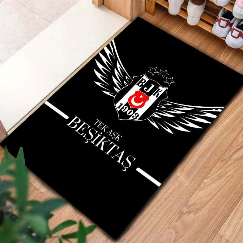 Besiktas Gymnastics Club Carpet Rug for Living Room Bedroom Home Sofa Decoration,Kids Play Non-slip Floor Mat