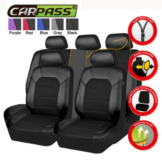 Universal PU Leather Car Seat Cover - Mexico, Russia, Europe, and America