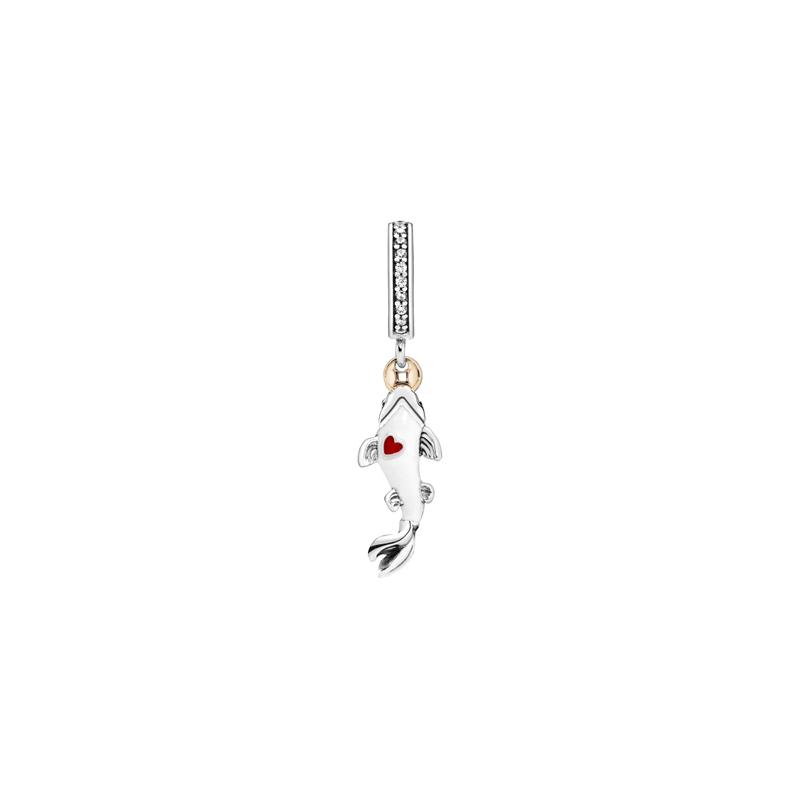Pandora Lucky carp pendant silver 797829CZ