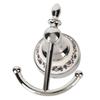 Double Hook Wall Hook Silver Robe Hook Retro Style Coat Hook  Home Organization