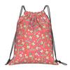 Custom K-KeroKeroKeroppies Drawstring Bags Men Women Foldable Sports Gym Sackpack Frog Cartoon Shopping Storage Backpacks