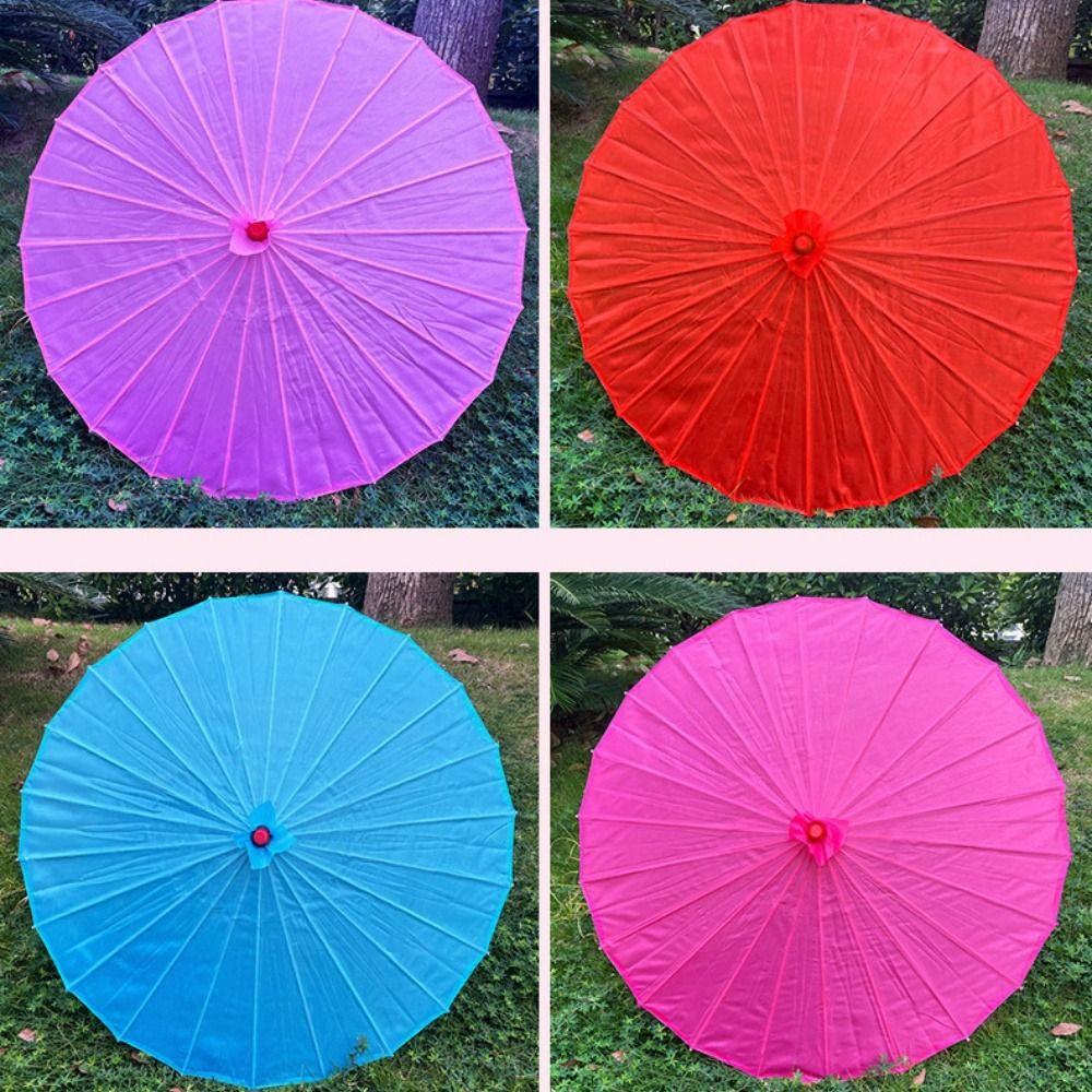 56cm Rekvizitní taneční deštník Čínský starožitný styl Cosplay Hanfu Olejový papírový deštník Taneční vystoupení
