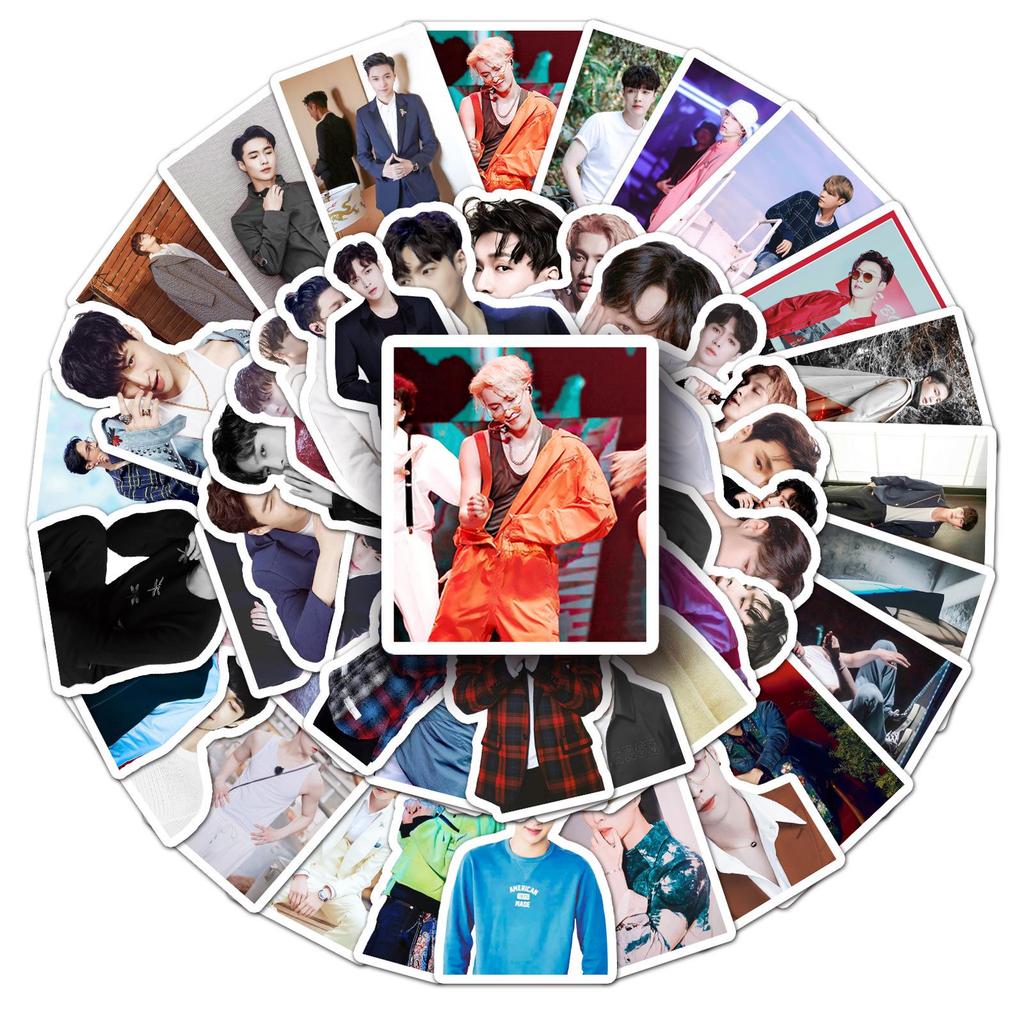 Zhang Yixing Little Sheep Star Idol Stickers – 50 Sheets for Notebooks and Suitcases