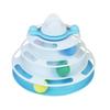 3/4 Levels Cat Toy Tower Turntable Roller Balls Toys Interactive Intelligence Training Track Puzzle Funny Games Accessories