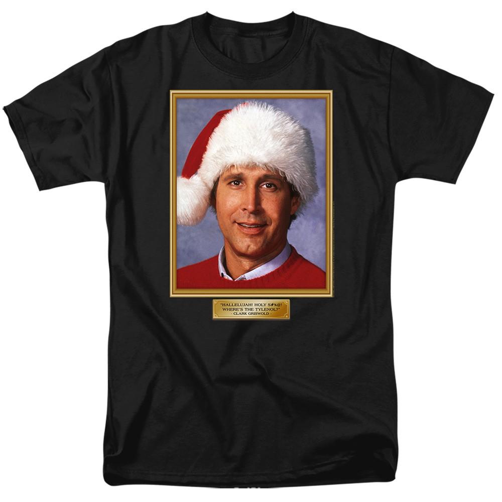 Christmas Vacation - Hallelujah - Adult Unisex Short Sleeve T-Shirt - Black L