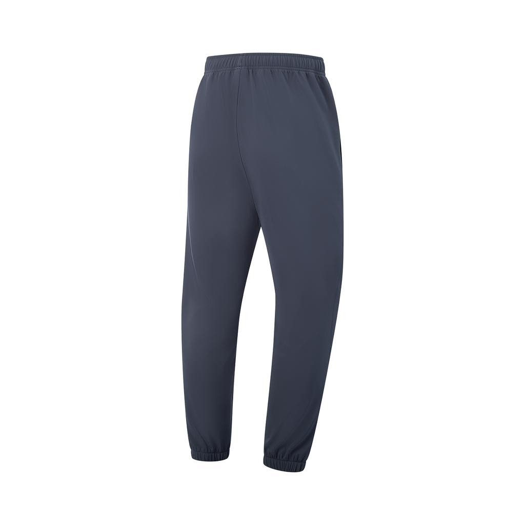 Li Ning Fitness Series Minimalist Brand Logo Comfortable Versatile Sports Lace-Up Casual Pants Men Pants AYKV727-4