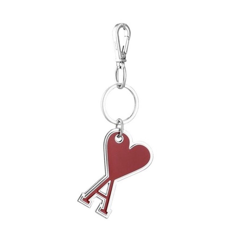 

AMI UKR906 363 686 Heart Logo Keychain Silver FREE