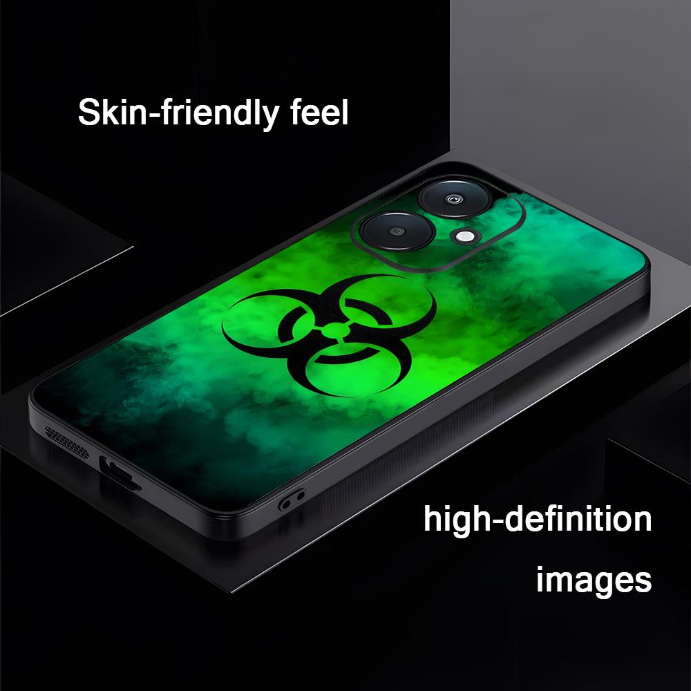 

Sign Biohazard hazard Cool Phone Case For Xiaomi Redmi 14C 13C 12C Note14 13 12 11 10 Pro Plus S Soft Black Phone Cover Redmi Note 14 4G (Global)