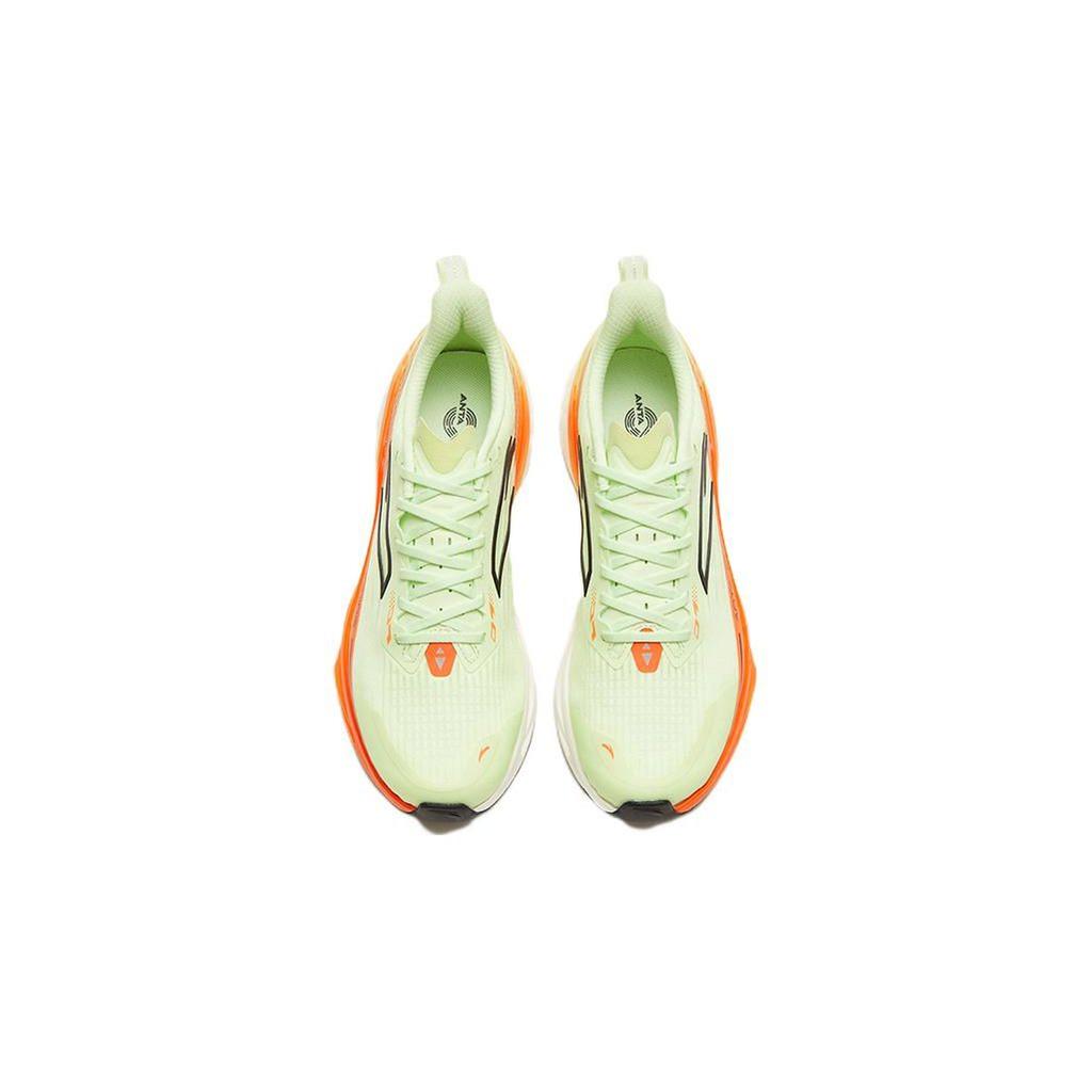 Anta D7 Professional Racing Sports Lightweight Shock Absorbing Low Top Running Shoes Kids sneaker Green Orange Black 312255597-3