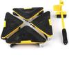 Heavy Duty Furniture Moving Equipment Anti-Rust 360° Rotation Roller Sliders Save Effort Multipurpose Lifting Caster Tool