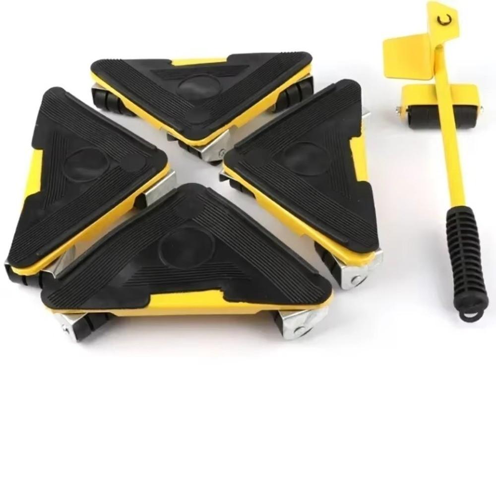 Heavy Duty Furniture Moving Equipment Anti-Rust 360° Rotation Roller Sliders Save Effort Multipurpose Lifting Caster Tool
