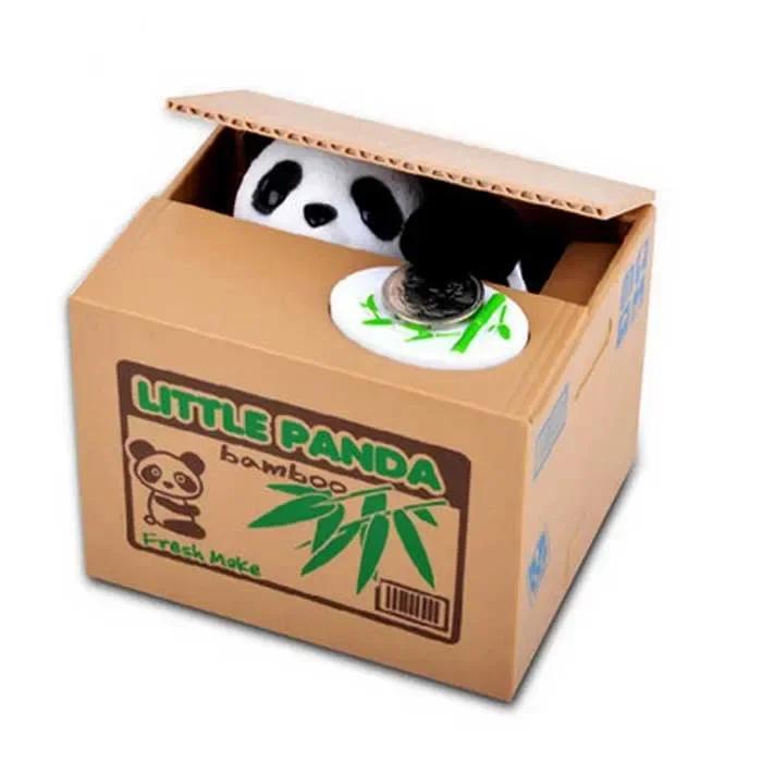 

Electronic Safe Box for Kids Cute Cat Panda Piggy Bank Coin Deposit Ensure Safe Money Saving and Financial Education Tools