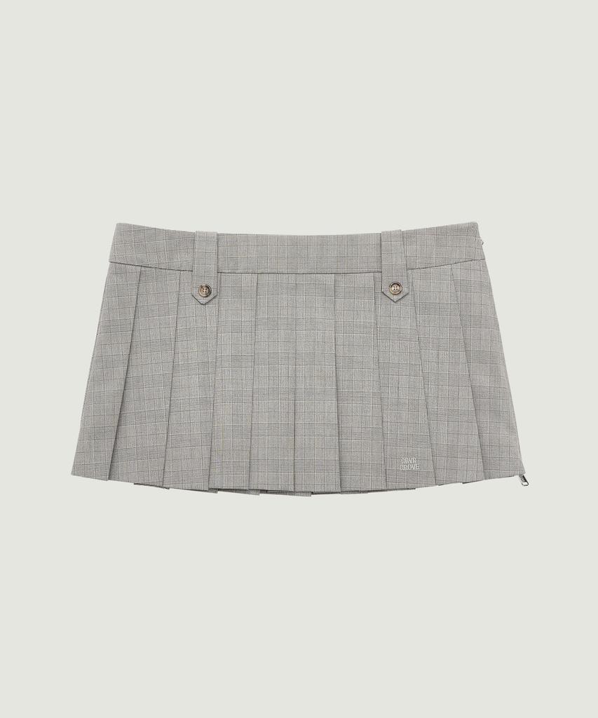 Grove Janell Layered Skirt (Gray)