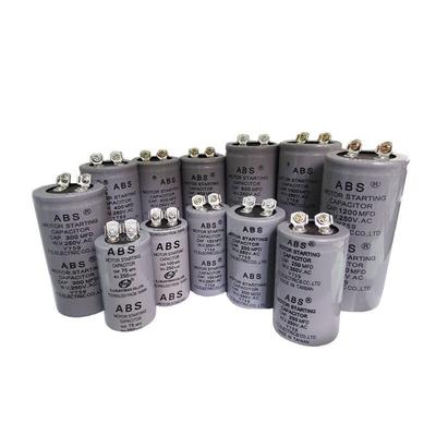 AC250V 75MFD 75uF 150MFD 150uF 200MFD 200uF Capacitor de Partida Redondo para Motor Elétrico AC