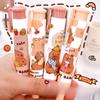 12Pcs Cute Retractable Capybara Eraser Clean Soft Pressing Pencil Eraser Stationery Mechanical Eraser Student Gift