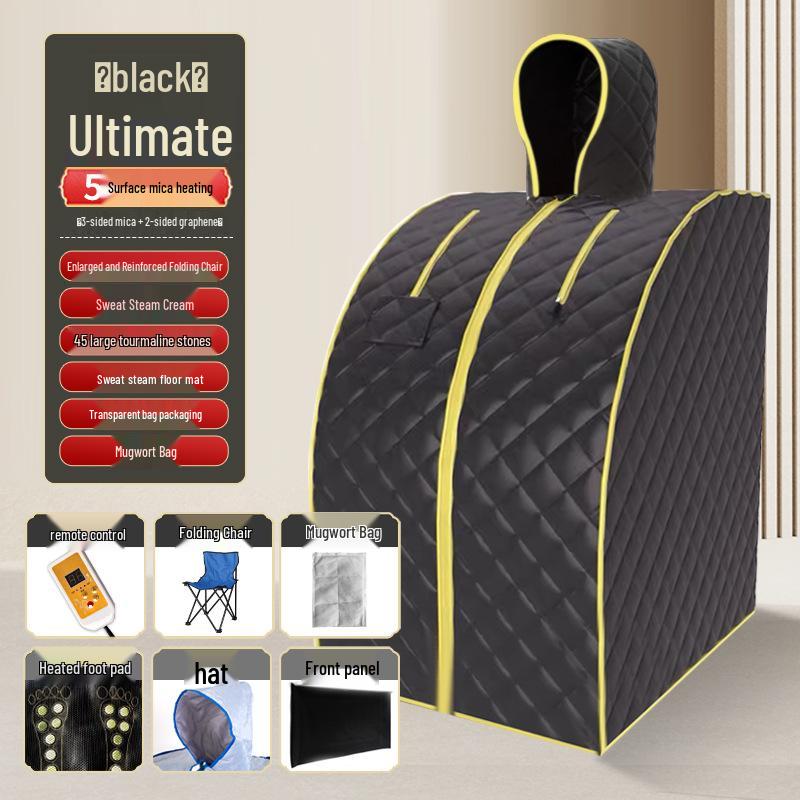 Portable Infrared Sauna Box for One Person - Home Use