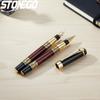 Classical Wood Grain Fountain Pen Roller Ball High Grade Business Metal Signature Pen 0.5mm Fine Tip Office School Writing Gift