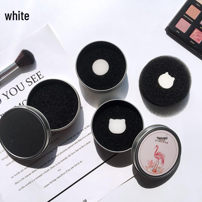 Suxi Makeup Brush Cleaner Box - Eyeshadow Brush Dry Cleaning Sponge