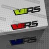 HGWE4 3D Metall Auto Styling VRS Emblem Aufkleber Auto Lenkrad Abzeichen Aufkleber Für Skoda Kodiaq Fabia Enyaq Octavia Combi Kamiq Rapid