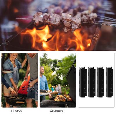 Tenda termica per griglia da 4 pezzi compatibile con parti di ricambio per griglia Charbroil Piastra di protezione termica da 14 5/8 pollici