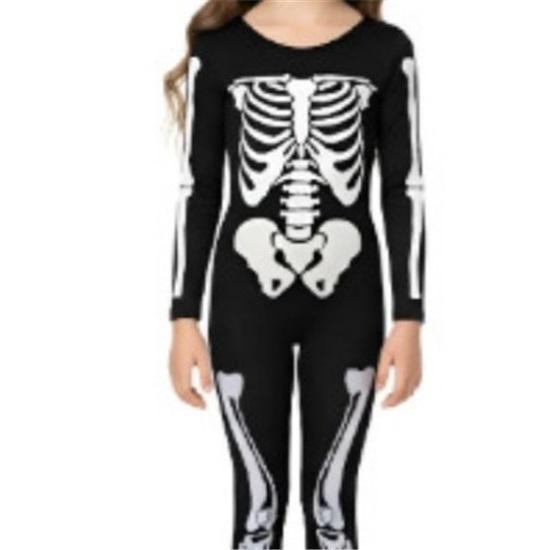 Halloween szkielet duch postać przebranie kombinezon dziecięcy