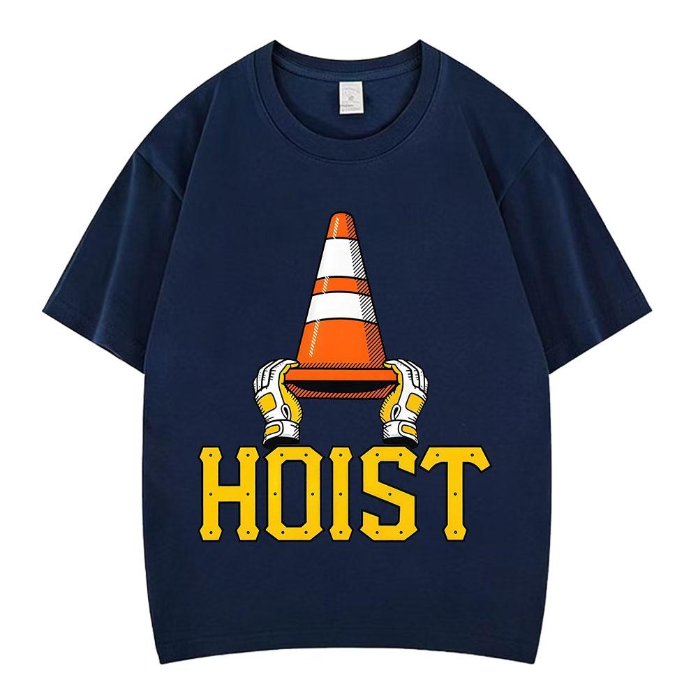 Hoist The Traffic Cone Funny Meme Tshirt Unisex Unisex Fashion Clothing Tshirts Summer Shortsleeved Loose Casual Cotton Tshirts
