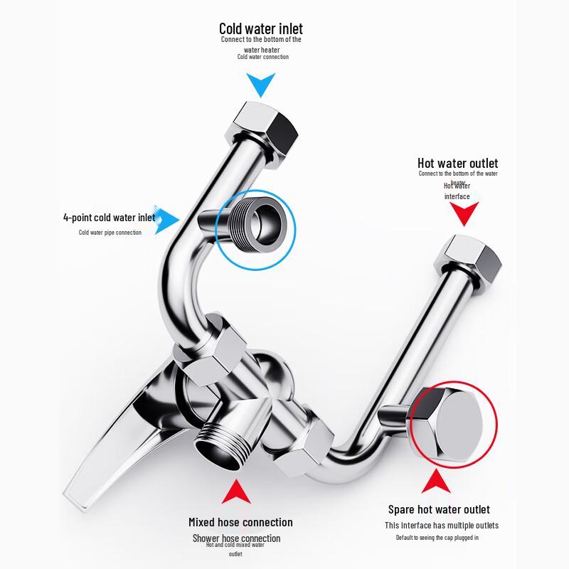 MEJUE Shower Faucet & Mixer Set