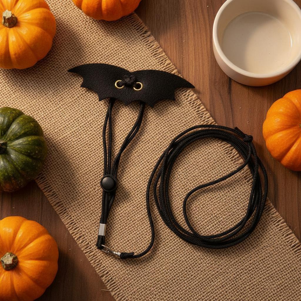 Halloween Hamster Harness Comfortable Batwing-Wing Hamster Harness Small Pet Chest Strap Secure Buckle Lightweight for Hamsters