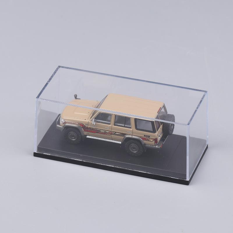 *Hot Sale 1/5Pcs Acrylic Dust-Proof Showcase & Storage Organizer Box For MiniGT 1/64 Diecast Model Car Display Case With Cover