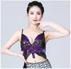 Sparkly Stage Costume With Polyester And Spandex For Nightclub Dancers