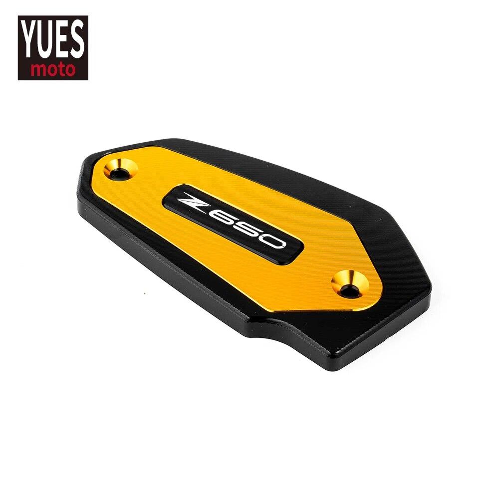 Motorcycle Accessories Front & Rear Brake Fluid Cylinder Master Reservoir Cover Cap For Kawasaki Z650 2017 2018  Universal