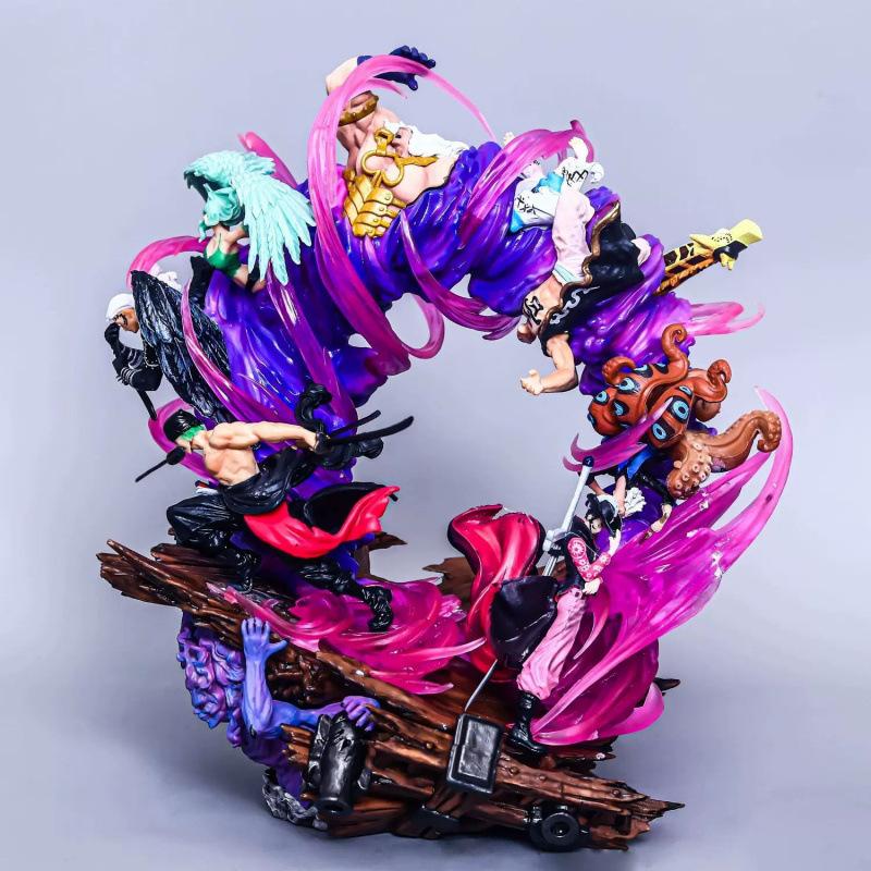 ONE PIECE Emperor Vice Yama Ghost Island LS Throne Sauron figure, statue model ornament gift straw hat group Luffy