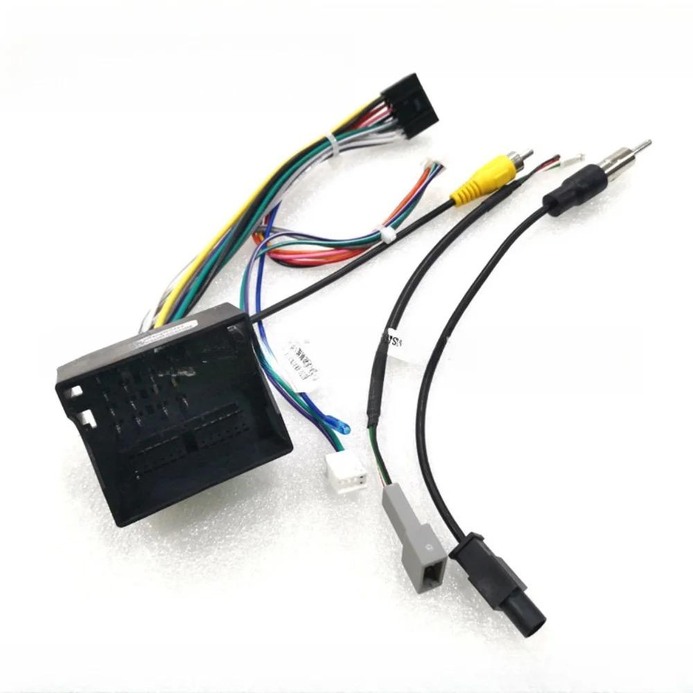 Raise Canbus PSA-RZ15 For Peugeot 206 307 301 308 408 508 2008 3008 DS3 DS6 C3-XR Citroen Elysee Android 2 Din Radio 16Pin Cable